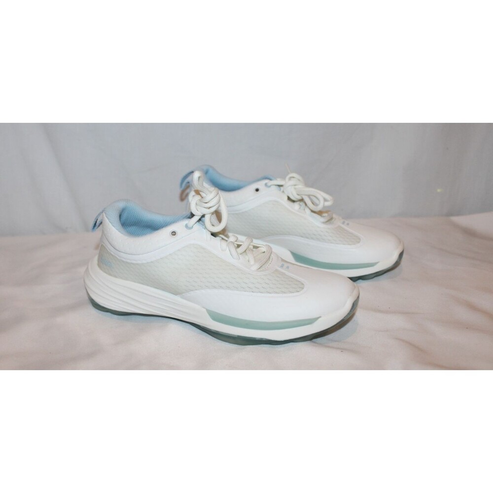 OluKai Makena WP Women’s Golf Lace-Up Mesh Low Top Sneakers White NWOB SZ 6